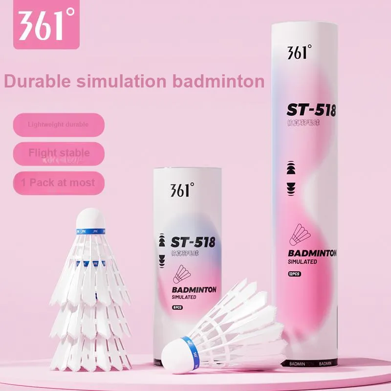 361° 12 Pack Nylon Shuttlecocks-1