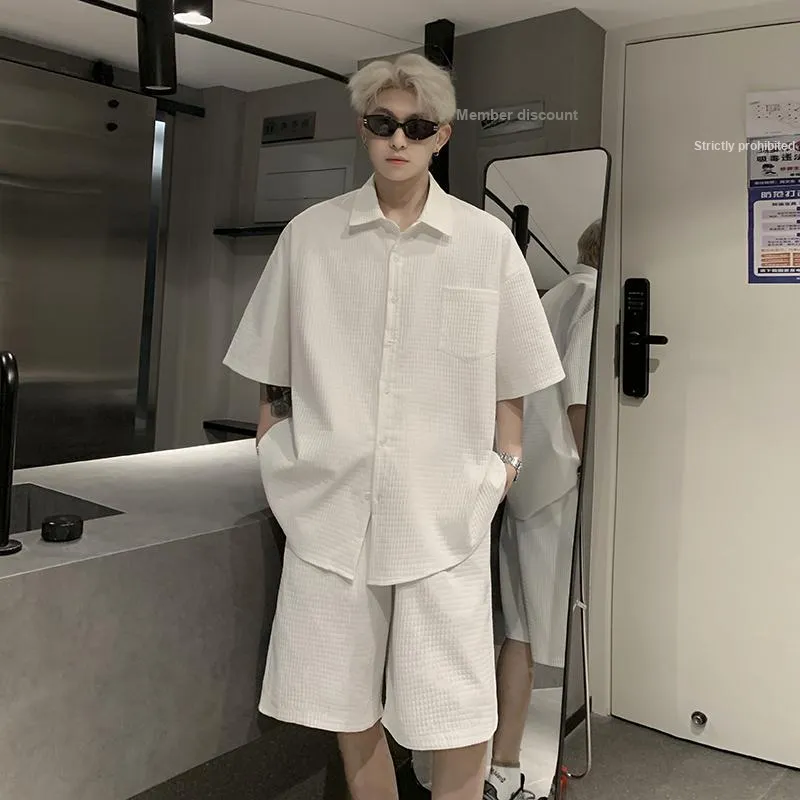Fakeyoung Shirt Matching Set Unisex-8