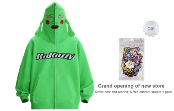 KAKAZZY Sweatshirt Unisex Neon Green