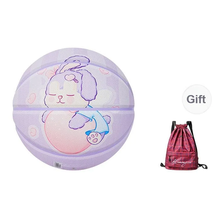 Kuangmi PU Basketball Purple Size 6 Ball Street Unisex-10