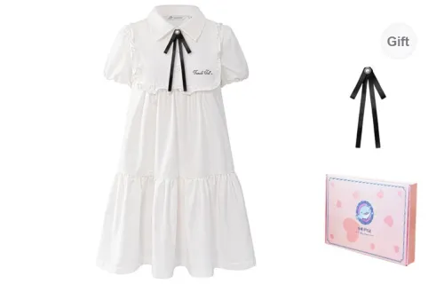 Tokyo Season Short Sleeved Dress Summer Women's Gift Box Set White