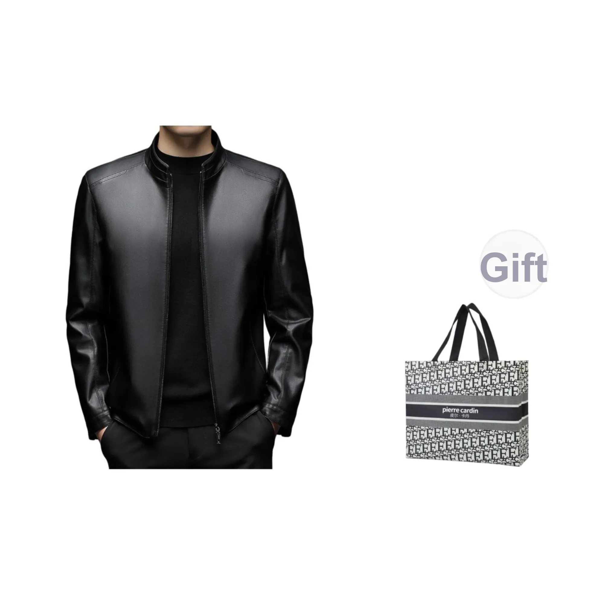 PIERRE CARDIN Кожа Куртка Унисекс