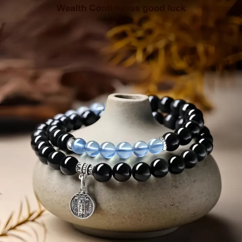 Noritake Obsidian Bracelets Unisex-2
