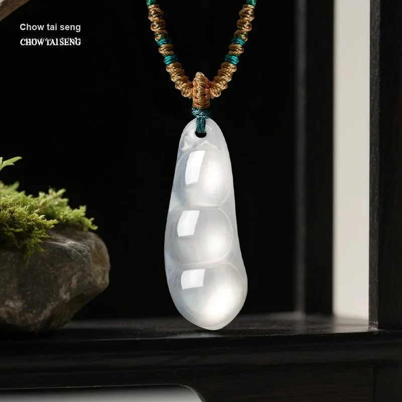 CHOW TAI SENG Natural Chalcedony Necklaces Women's-1