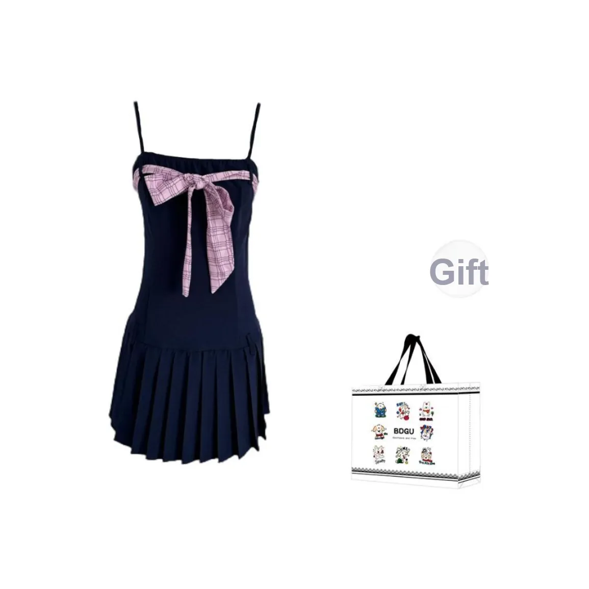 BDGU Slip Dress Women's Navy Blue