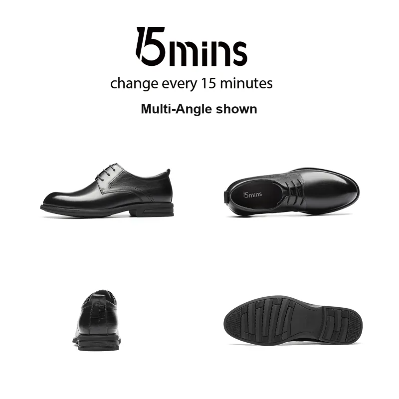 15 MINS Dress Shoes Men's Black-7