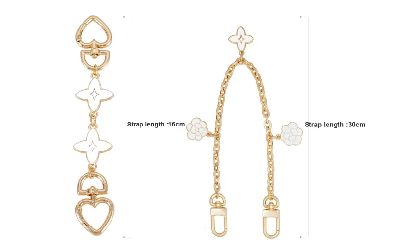 Lan Bao Fan Metal Alloy Bag Accessory Women's Gold-6