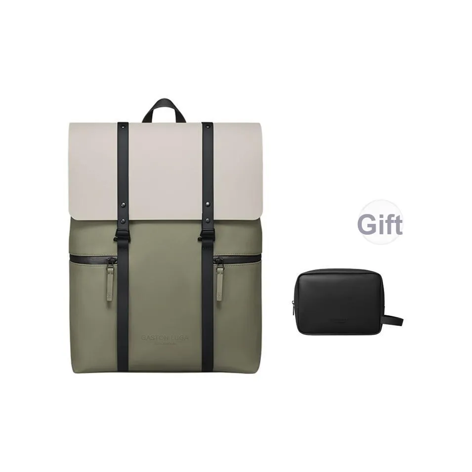 Gaston Luga Aqueous Полиуретан Рюкзак Стандартный Унисекс Шалфей Зеленый Многоцветный