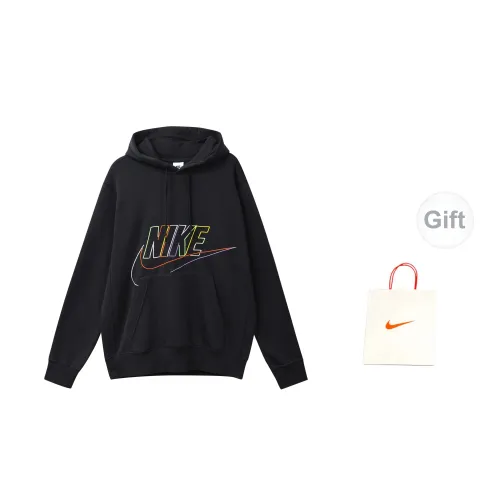 Nike Sweatshirts Men Black Sweatshirts+Gift Bag