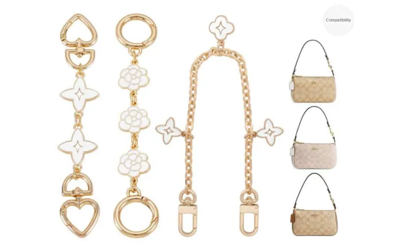 GUYI Alloy Bag Accessory Women's Gold Tone-7