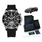 Silver Case Black Dial Tapes[Limited Sports Car Clothing Sets]