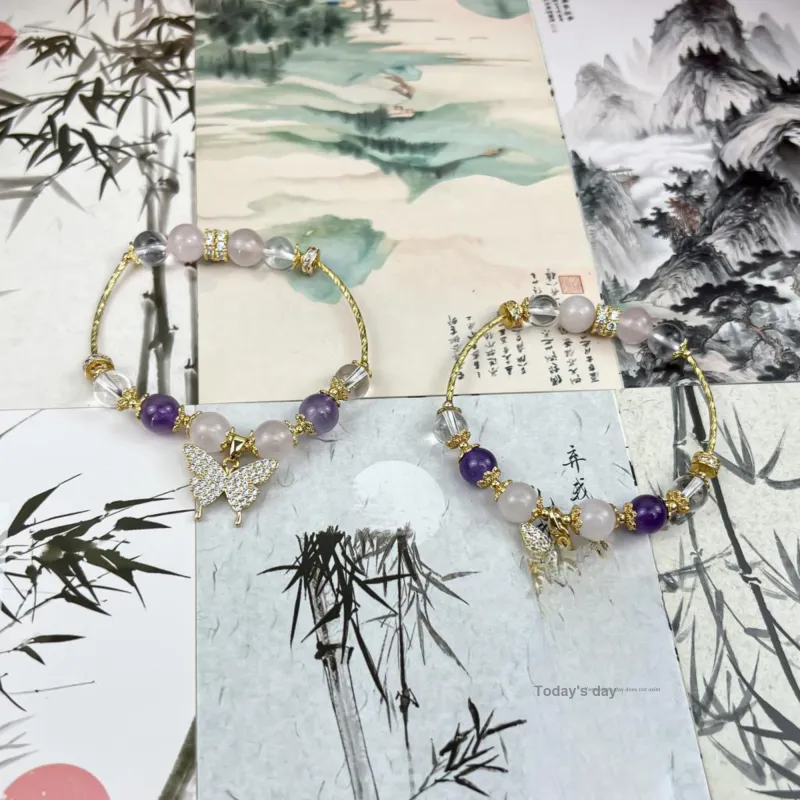 JIAOSHIYU Crystal Bracelets Women's-3