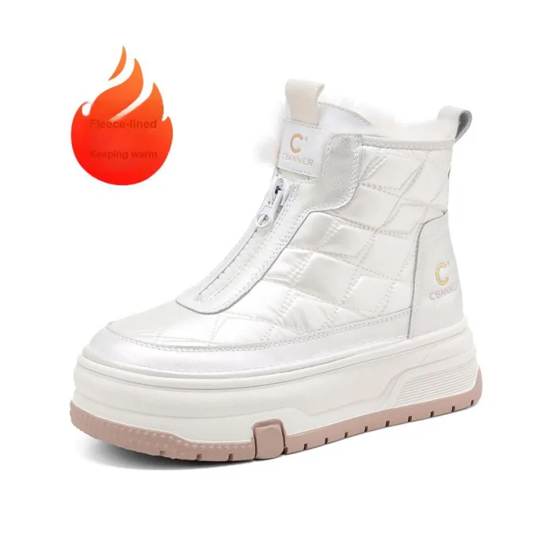 C°BANNER Warm And Wear-Resistant Short Snow Boots Women's-1