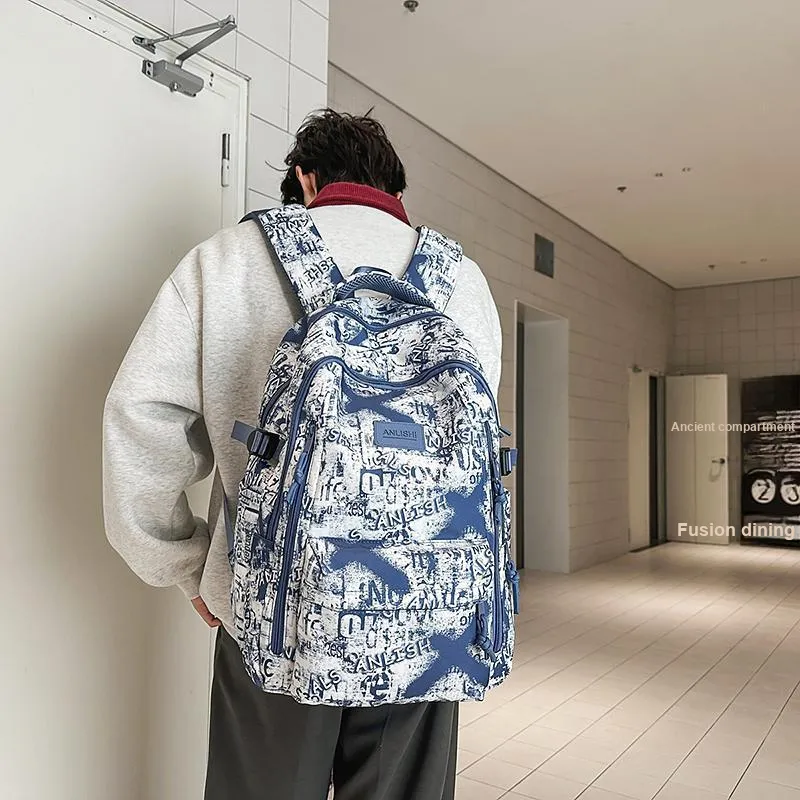 SURELAPTOP Nylon Backpack Unisex Multicolor-10