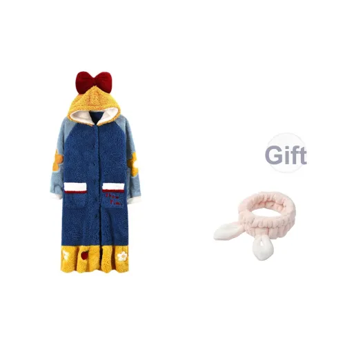 ЮЙЧЖАОЛИНЬ Sleep Халат Осенний и Зимний Женский