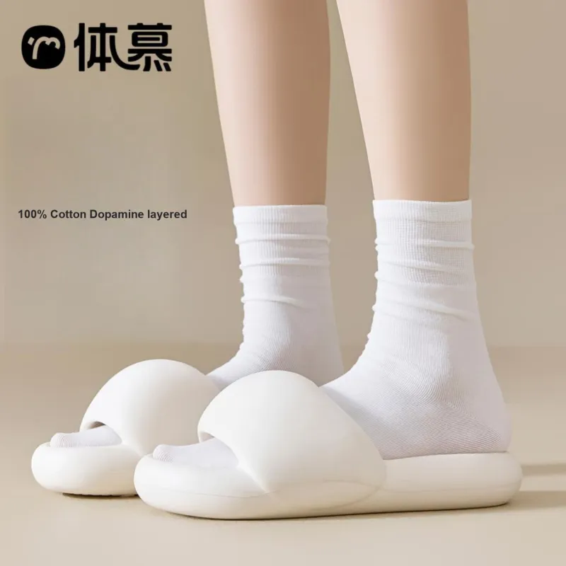 Temooues Mid Calf Socks Unisex Shopping Bag Combo Set-18