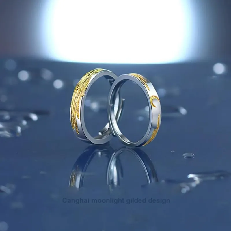 FOREVER MELODY 925 Sterling Silver Rings Unisex-1