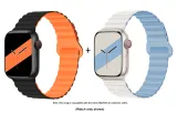Apple Silicone Strap-Black, Orange, White, Blue