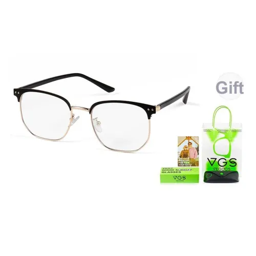 VEGOOS Оправа для очков из нержавеющей стали с нерегулярной формой унисекс