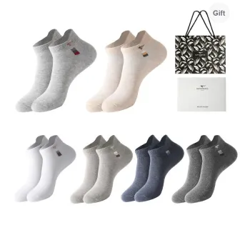 SEPTWOLVES Ankle Socks Men's 6 Pairs Gift Box Packaged