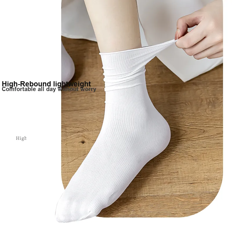 MIIOW Knee High Socks Women's 5 Pack-19