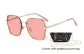 Transparent Pink Frame with Pink Lens