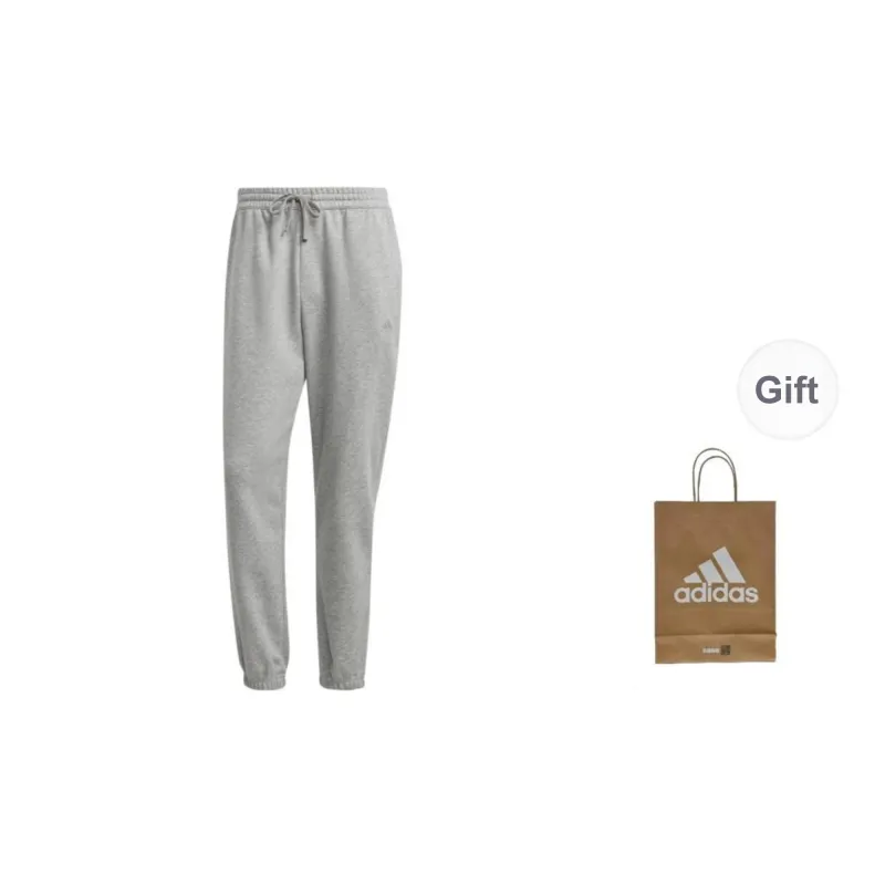 Adidas Sports Pants Men Gray+Shopping Bag-0