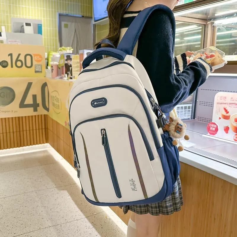 XIANGSU Nylon Backpack Unisex Multicolor-20
