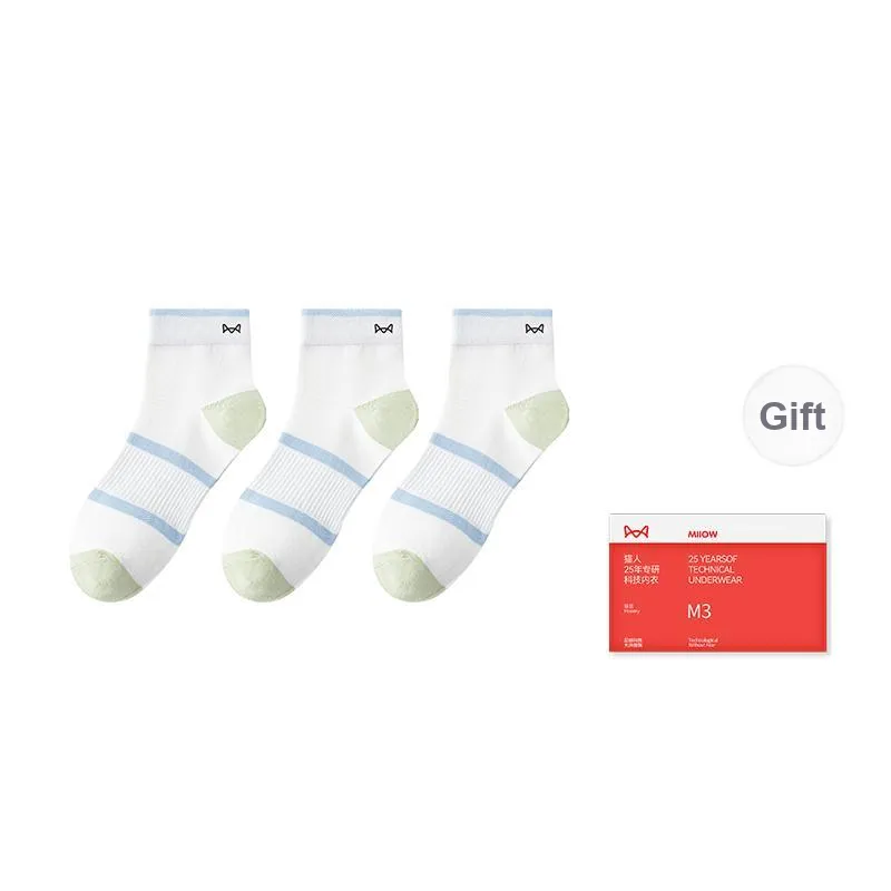 MIIOW Trend Party Series Mid Calf Socks Women's Shopping Bag 3 Pack-2