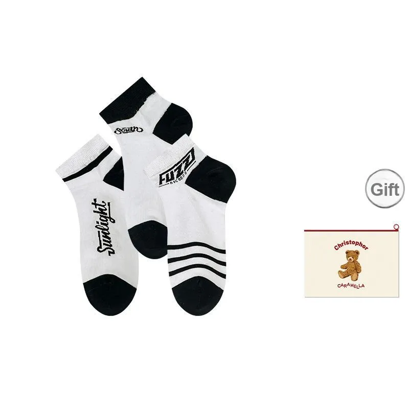Caramella Ankle Socks Unisex Shopping Bag Combo-9
