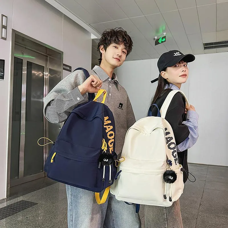 Kaka Tree Nylon Backpack Large Size Unisex Multicolor-7