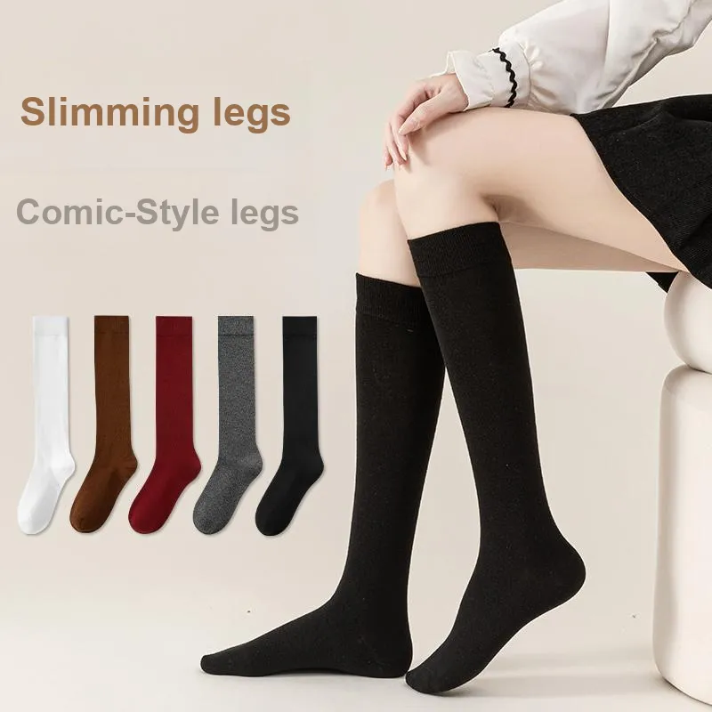 Lan Miao Knee High Socks Women's 2 Pack-1
