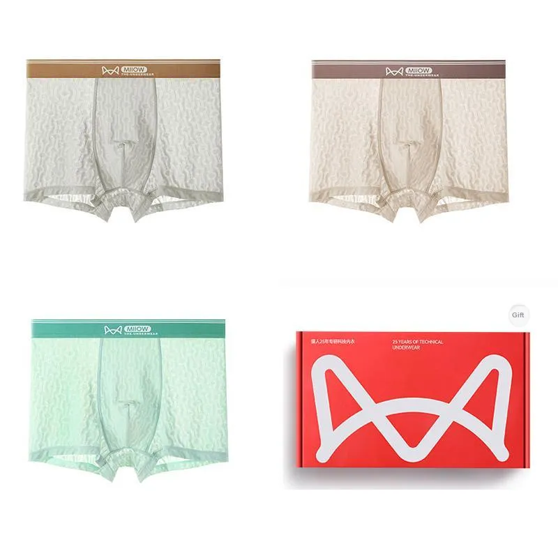 MIIOW Underpants Men's Box 3 Pack-4