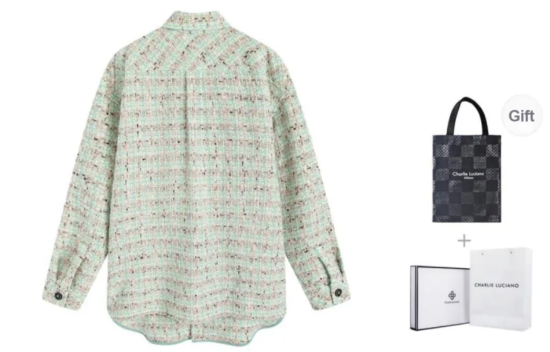Charlie Luciano Shirt Unisex Mint Green-5