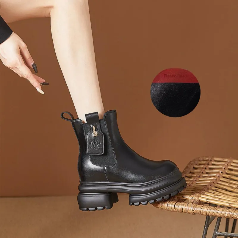 SANTA BARBARA POLO & RACQUET CLUB Short Chelsea Boots Women's Black-2