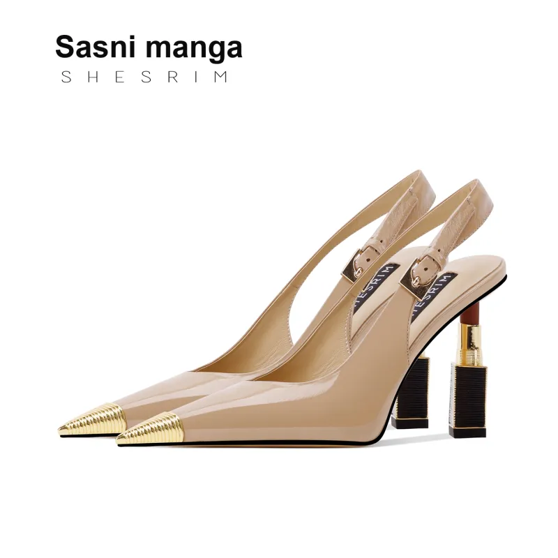 Shesrim High Heels Women's Gold-5