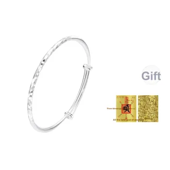 Bear Silversmith 999 Fine Silver Sterling Silver Bangle Women's