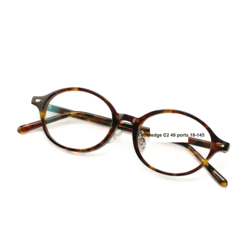 QINGZHIZUO Пластина Овал Оправы для очков Унисекс Черепаховый Черный