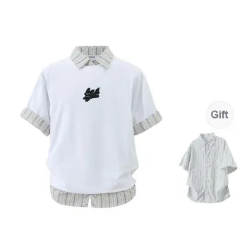 OGEK T Shirt Unisex Blue With A Complimentary White Shirt