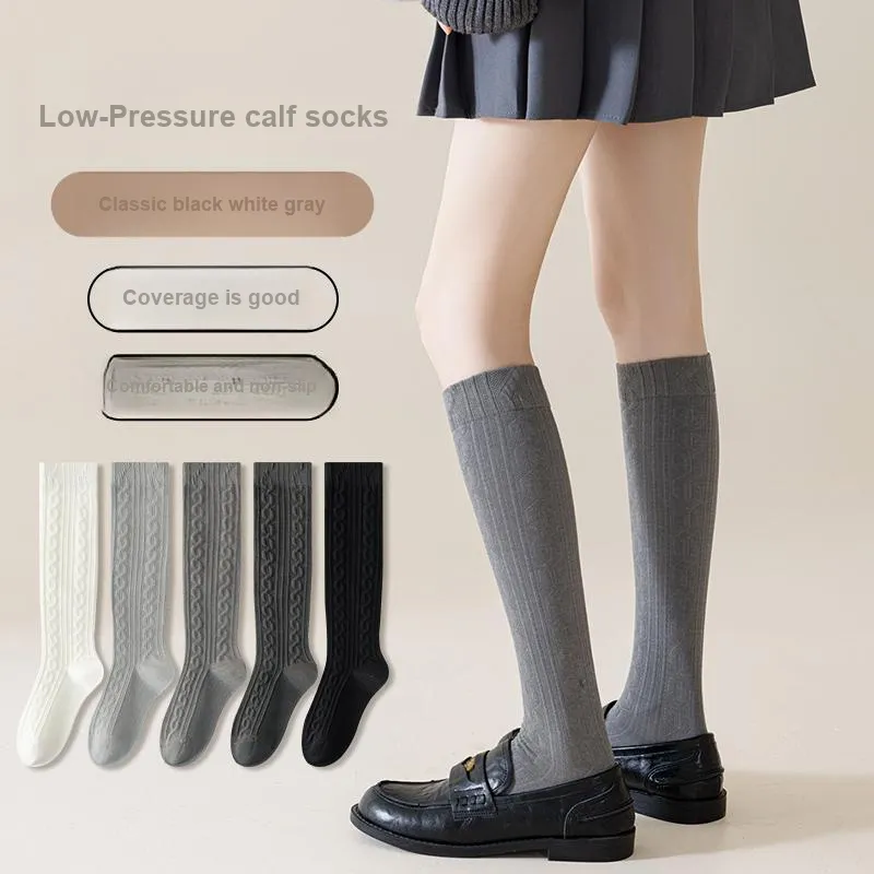 JIAZINI Knee High Socks Women's 4 Pack-22