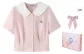 Gift Box Set, Pink First Love Billion Times Short-Sleeved, Comes with Free Bow Tie