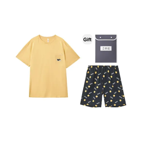 Red Beans At Home Пижамный комплект Мужская Сумка для покупок