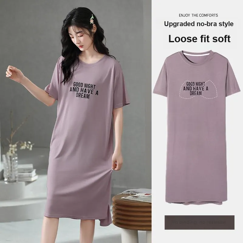 ROUKEER Women's Nightgowns-49