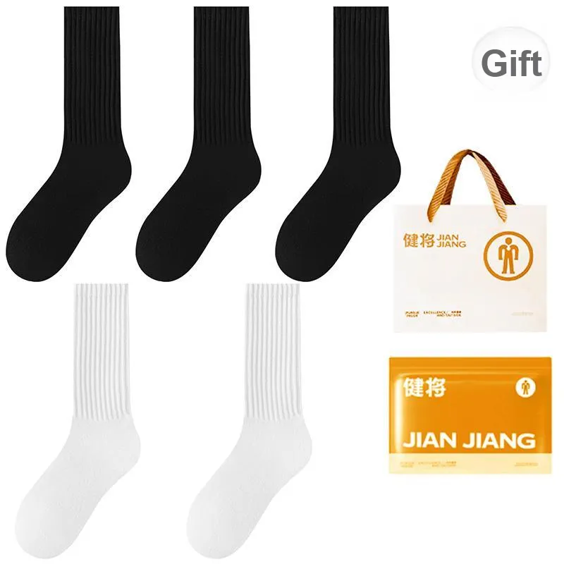 Master Mid Calf Socks Men's Shopping Bag 5 Pack-25
