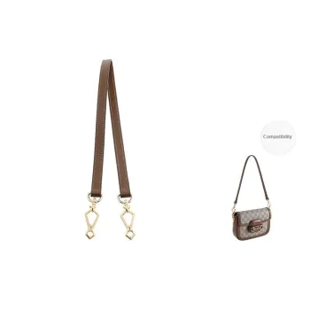 Luxury Care Artisan Workshop Cow Leather Bib & Brace Bag Strap Women's Brown