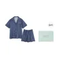 [Gift Box Set]Double-Line Stripes Men's Short-Sleeved Set