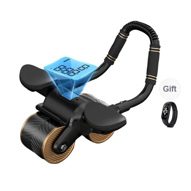 SMVP Abdominal Roller Fitness Equipment Automatic Rebound Tummy Tucking Magic Household Ab Roller-3