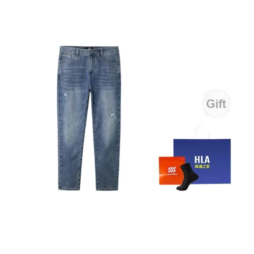 HLA Jeans Men Blue Gray Ox Transition Color Medium 20