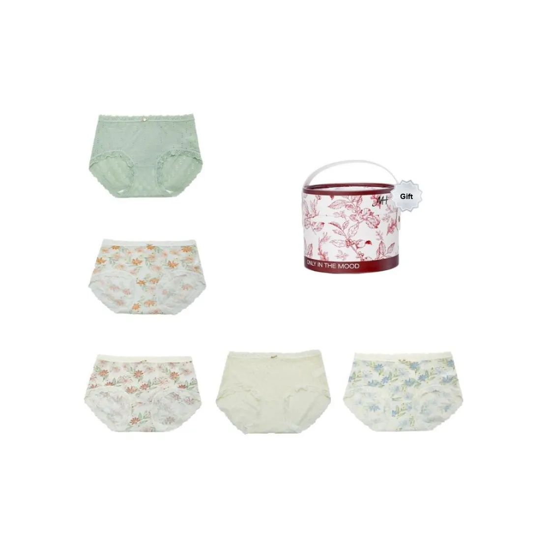 Wood And Grass MULYUUHOR Underpants Women's 5 Pack