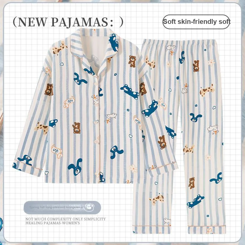 OUSHIBO Pajama Set Women's Image Color-1